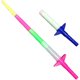 Large four-section luminescent stick telescopic stick concert glow stick floor stall push flash stick children's toy shrink stick