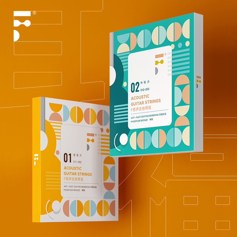 Guitar Intelligence Agency F Erfu Strings 01 02 A set of 6 coated strings folk acoustic guitar is suitable for kama guitar