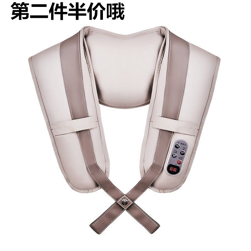 Xinlongrui shoulder and neck massager cervical vertebra massage shawl neck waist shoulder knock knock music multi-functional whole body