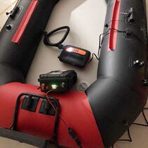 Kayak assault boat air pump SUP surfboard high pressure air pump under the net rubber boat 12V car air pump