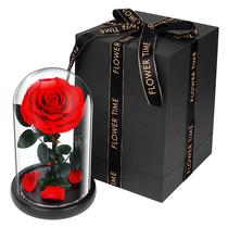 Preserved flower gift box Mothers Day real roses for girlfriend wife birthday Chinese Valentines Day gift dried flower bouquet for lover
