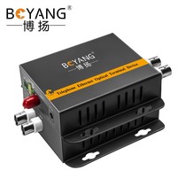 Boyang analog video optical transceiver 2-channel video fiber optic transceiver extender BY-2V1D