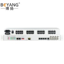 Boyan Comprehensive Business Phone Optical Transceiver 32-way Phone 4-way one thousand trillion Isolation Network BY-32P4GV-60km