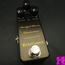 (PROUD ONLINE) ONE CONTROL ANODIZED BROWN Distorted Single Block Effecter ABD