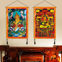 Hidden Tang Kabuyi Hang Paintings of Huang Caius Caibao Tianwangs office Living room Zhongtang Feng Shui Town House Hanging Cloth