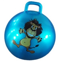 Adult and children yoga fitness ball handle ball bobo jump ball inflatable hand ball thickened childrens leather ball toy