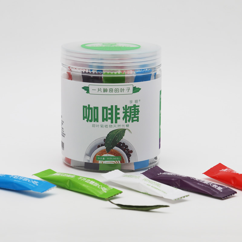 Coffee Companion Sugar Pack 0 Zero Calorie Steviol Glycoside Sugar Stevia Ketone Diet Sugar-Free Meal Replacement Canned 36 Pieces