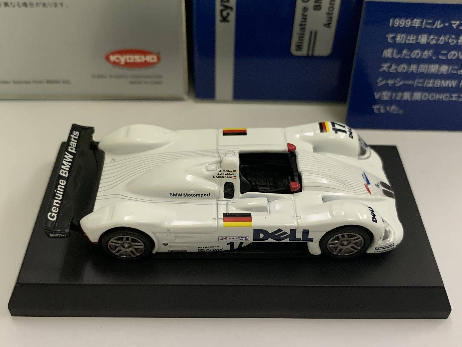 KYOSHO 1:64 BMW V12 LMR #19 #15 1999 LM Collection die cast alloy