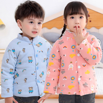 Baby pure handmade cotton padded jacket boys and girls thick warm cotton clothes infant childrens clothing winter childrens cotton clothes