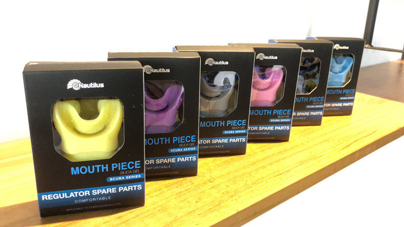 New diving bite Nautilus Nautilus comfort equipment diving comes with self-locking tie