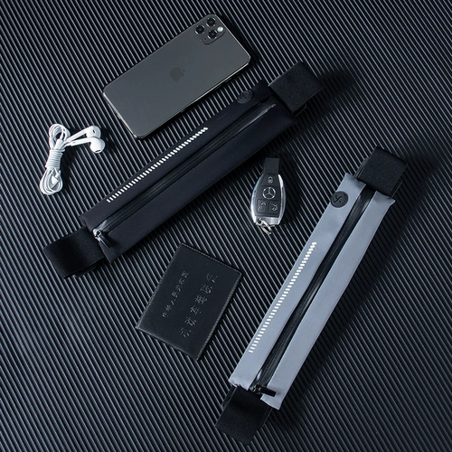 Спортивный невидимый универсальный мобильный телефон, поясная сумка для спортзала, водонепроницаемое эластичное снаряжение подходит для мужчин и женщин, тонкий дорожный ремень