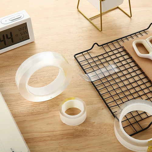 Водостойкий безвредный двусторонний скотч, мощная прозрачная невидимая лента, не оставляет следов