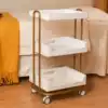 Beauty cart Skin management Nail embroidery cart Cart tool cart shelf High density wood compression board