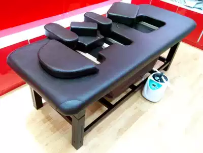 Solid Wood fumigation bed beauty salon special body steam beauty salon moxibustion massage bed Physiotherapy bed