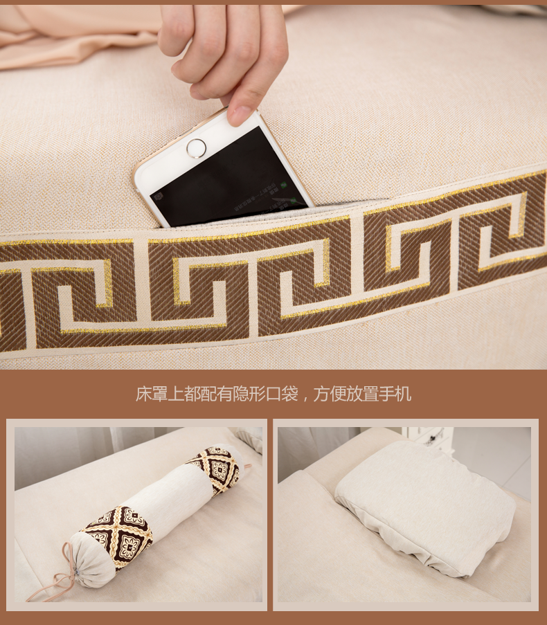 Beauty khăn trải giường gia đình bốn người Trung Quốc tối giản theo phong cách vườn giường massage SPA thẩm mỹ viện bộ trải giường chuyên dụng cao cấp của tinh khiết - Trang bị tấm ga giường spa đẹp
