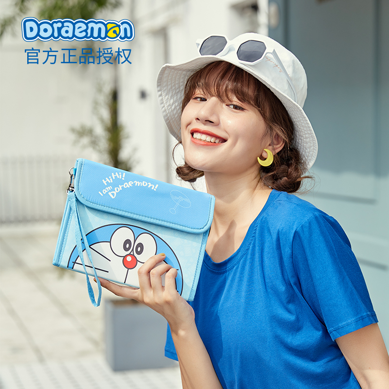 Doraemon ID Package Female Mother and Child Home Birth Certificate Collection Package Passport Protection Cover Portable Family ID Package