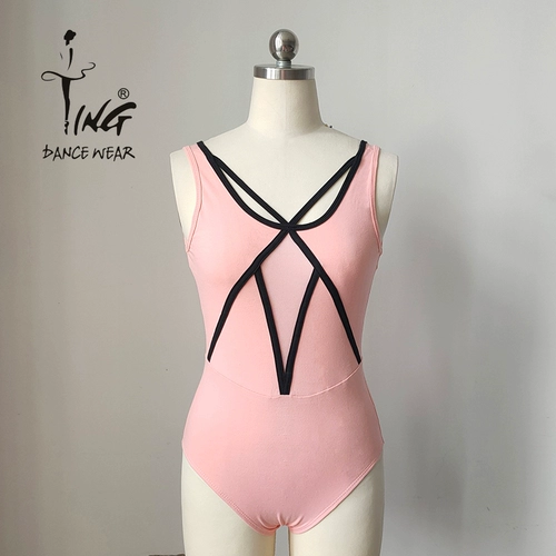 陈婷 Балет соединяющий женский жилет хлопковой сетка сетка сетки с практической одеждой, детское куриное сердце, танцующая одежда