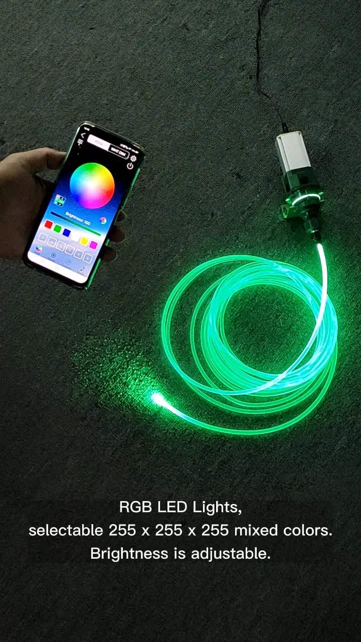 6 Watts Led Fiber Optic Light Engine With App Waterproof Rgb Led