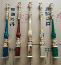 Aluminum stair column handrail guard railing safety assembly shaking head accessories European style light luxury clear color style simple modern