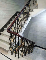 Iron stair column handrail guard railing security group home decoration shaking head staircase accessories customization modern simple European style