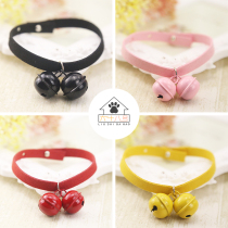 Soft suede cat puppy collar bell necklace collar teddy bear chihuahua can not hang the leash