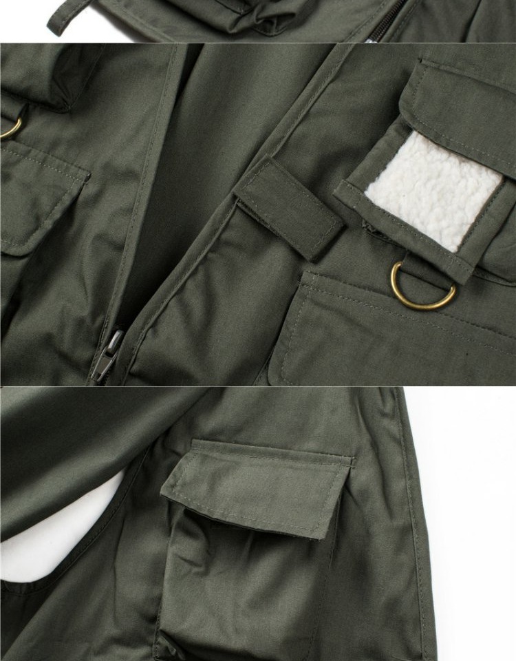 Áo khoác quân sự của công ty Rothco vest đa túi vest chiến thuật Wu Yifan với dụng cụ hip hop - Dệt kim Vest áo len cardigan nam