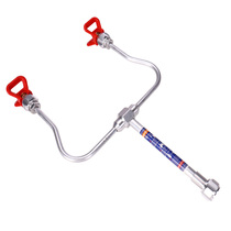 Hanxuan electric high pressure airless sprayer accessories Double gun adapter extension rod extension rod Double adapter wand