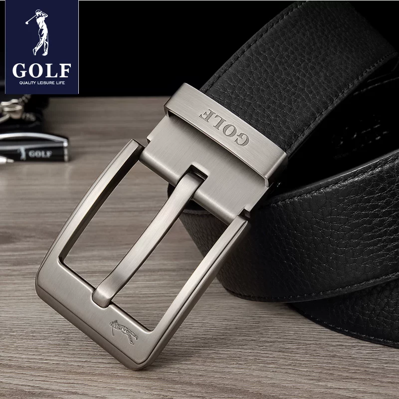 Leather belt, trousers, cowhide, genuine leather