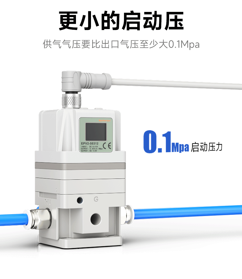 Газовый клапан twsans台匠山耐斯电气比例阀epv1/2-50312lb数显精密调压阀电控 Twsns