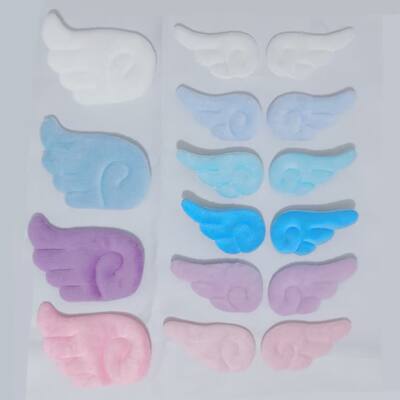 (Made by Little Bear) Japanese-style magical girl Sakura plush angel wing hair clip, cute subculture side clip girl