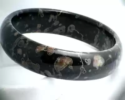 Spring blossoms Luoyang plum blossom jade bracelet natural jade bracelet peach pollen agate red emerald green jade bracelet 59