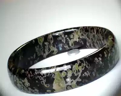 Spring flowers bloom Luoyang plum blossom jade bracelet natural jade bracelet Peach pollen agate red jade green jade bracelet 58