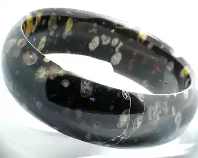 Spring flowers bloom Luoyang plum blossom jade bracelet natural jade bracelet Peach pollen agate red jade green jade bracelet 60