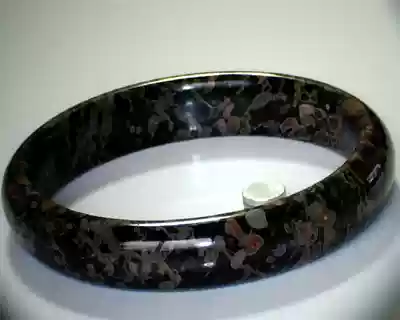 Spring flowers bloom Luoyang plum blossom jade bracelet natural jade bracelet Peach pollen agate red jade green jade bracelet 59