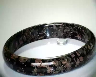 Spring flowers bloom Luoyang plum blossom jade bracelet natural jade bracelet Peach pollen agate red jade green jade bracelet 58