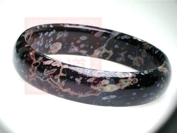 Luoyang plum blossom jade bracelet natural jade bracelet peach blossom pink onyx red emerald green nuwa meteorite 59 bracelet