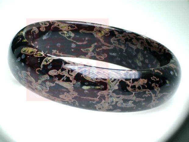 Luoyang plum blossom jade bracelet natural jade bracelet peach blossom pink onyx red emerald green nuwa meteorite 58 bracelet