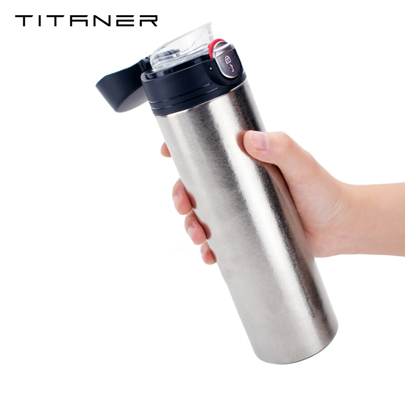 Titaner Beidou for pure titanium alloy insulation fresh tea cup outdoor trend water cup father gift lettering