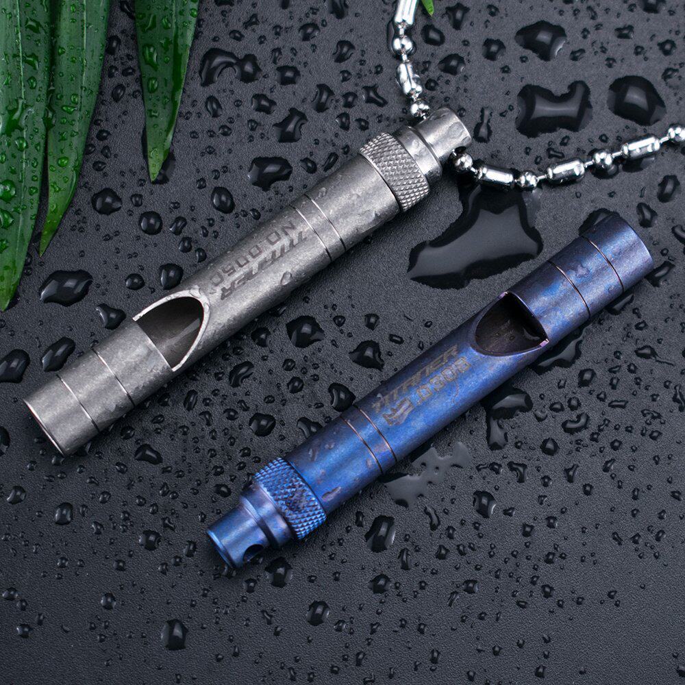 Beidou for titanium alloy mini whistle Whistle Referee Edc Outdoor Courtjob Sentry Metal Whistle sentry Whistle Gift