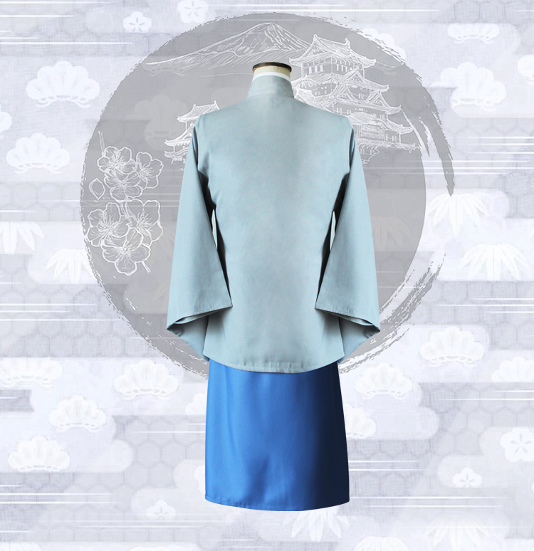 社 Anime Gintama xung quanh Gui Xiao Taro bộ quần áo cosplay tóc giả phù hợp với kimono hàng ngày - Cosplay nami cosplay