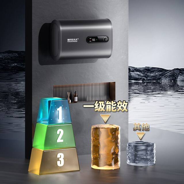 Haixuan Haotaitai Electric Water Heater for Home Use, Flat Tank, Round Tank, 40/50/60/80/100 Liter, First-Class Energy Efficiency