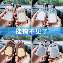 Car hook cartoon female car supplies Multi-function car seat back creative invisible car front and rear storage