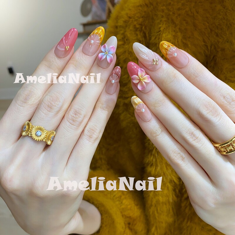 Amelianail Wearable Nails·Zhizhi Berry·Purely Hand-Carved Nail Art 849 Heavy Craft Korean Style Gentle and Delicate Amelianail Wearable Nails·Zhizhi Berry·Purely Hand-Carved Nail Art 849 Heavy Craft Korean Style Gentle and Delicate
