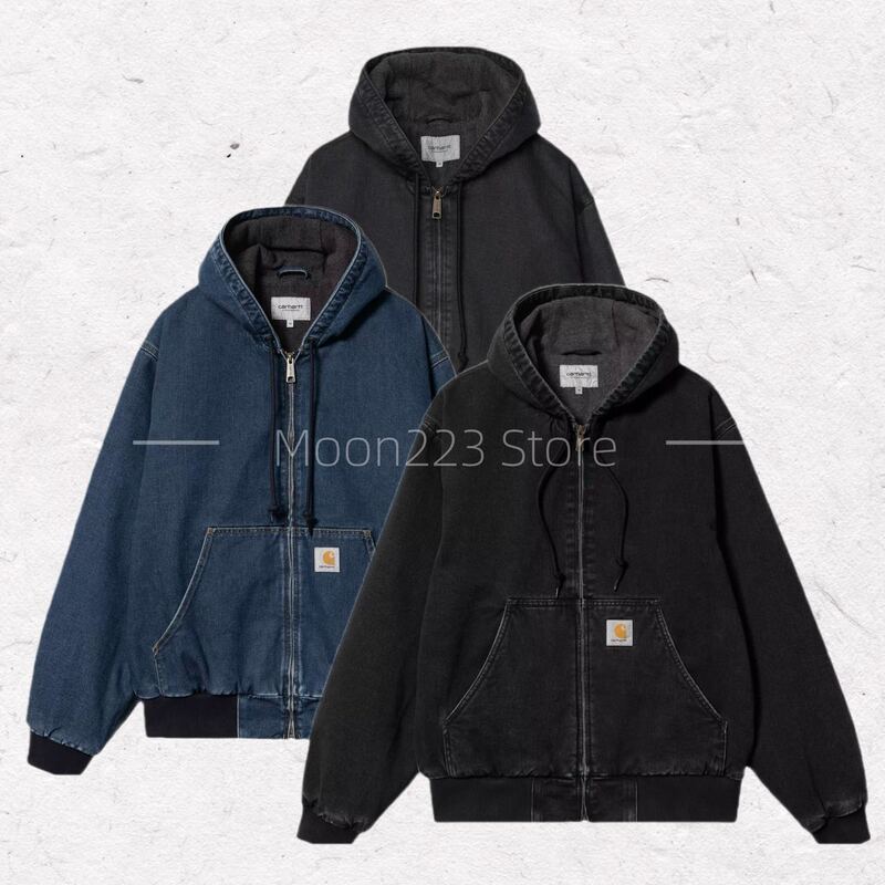 Carhartt Wip Og Active Washed Blanket Loose Casual Hooded Jacket I032232 Carhartt Wip Og Active Washed Blanket Loose Casual Hooded Jacket I032232