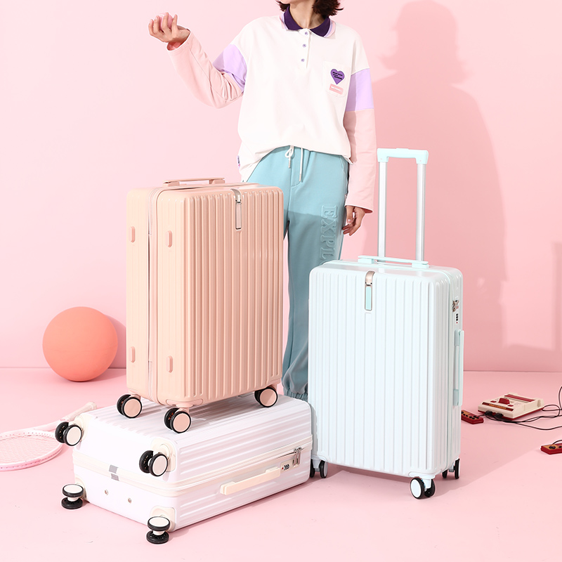 Luggage female small new 20 inch student male 24 password box boarding travel leather case 26 net red trolley case