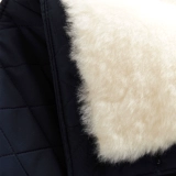 Демисезонный шерстяной удерживающий тепло жилет, из натуральной кожи, для среднего возраста