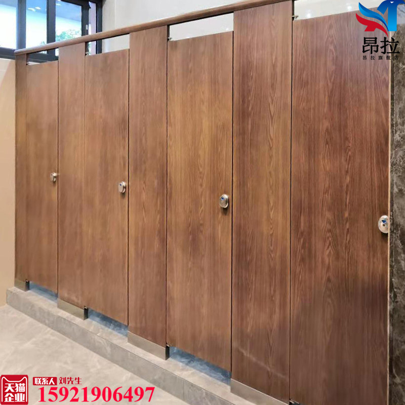 Golden color hotel dressing room partition shopping mall toilet partition board anti-bete bar toilet partition bathroom partition