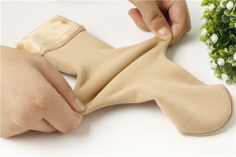 Mùa thu và mùa đông đôi vớ cashmere ấm áp thun đen vớ siêu dày cộng với vớ nhung dày cho nam và nữ tất nike chính hãng