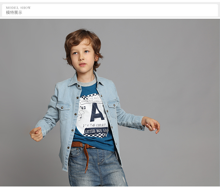 Chemise garcon à manche longue - Ref 2082823 Image 18