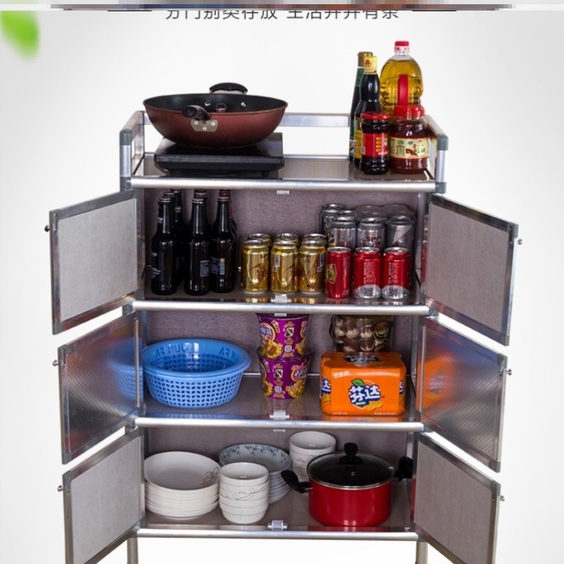 Containing cabinet rack bowls chopstick dust-proof bowls rack kitchenware assembly sealed bowl tray cabinet anti-bug aluminum alloy kitchen multilayer